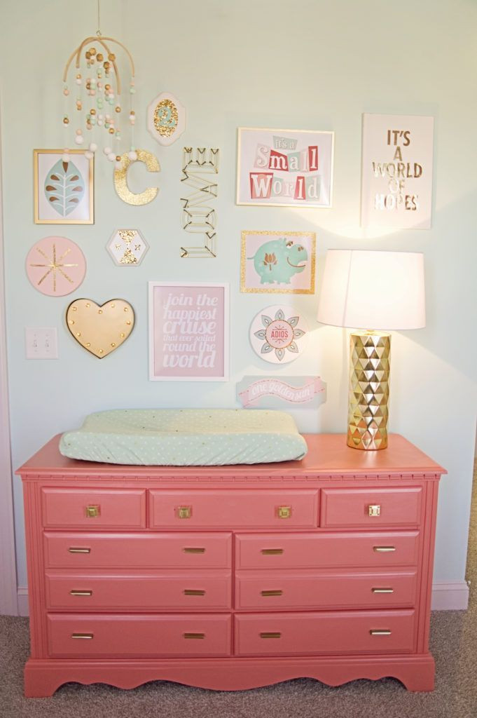 Do It Yourself Baby Room Decorations
 Project Nursery like the wall color and dresser color