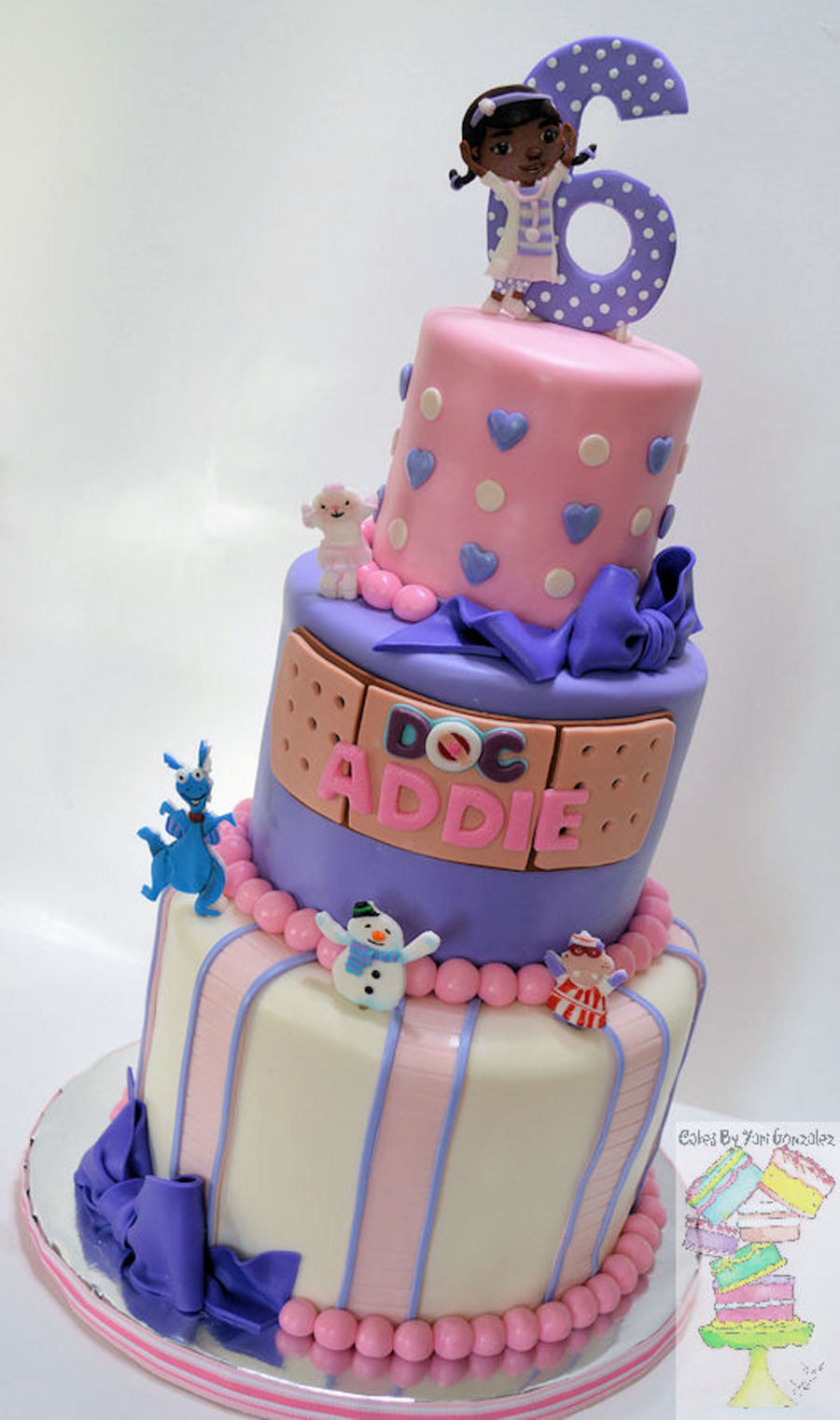 Doc Mcstuffins Birthday Cakes
 Doc Mcstuffins Theme Birthday Cake CakeCentral
