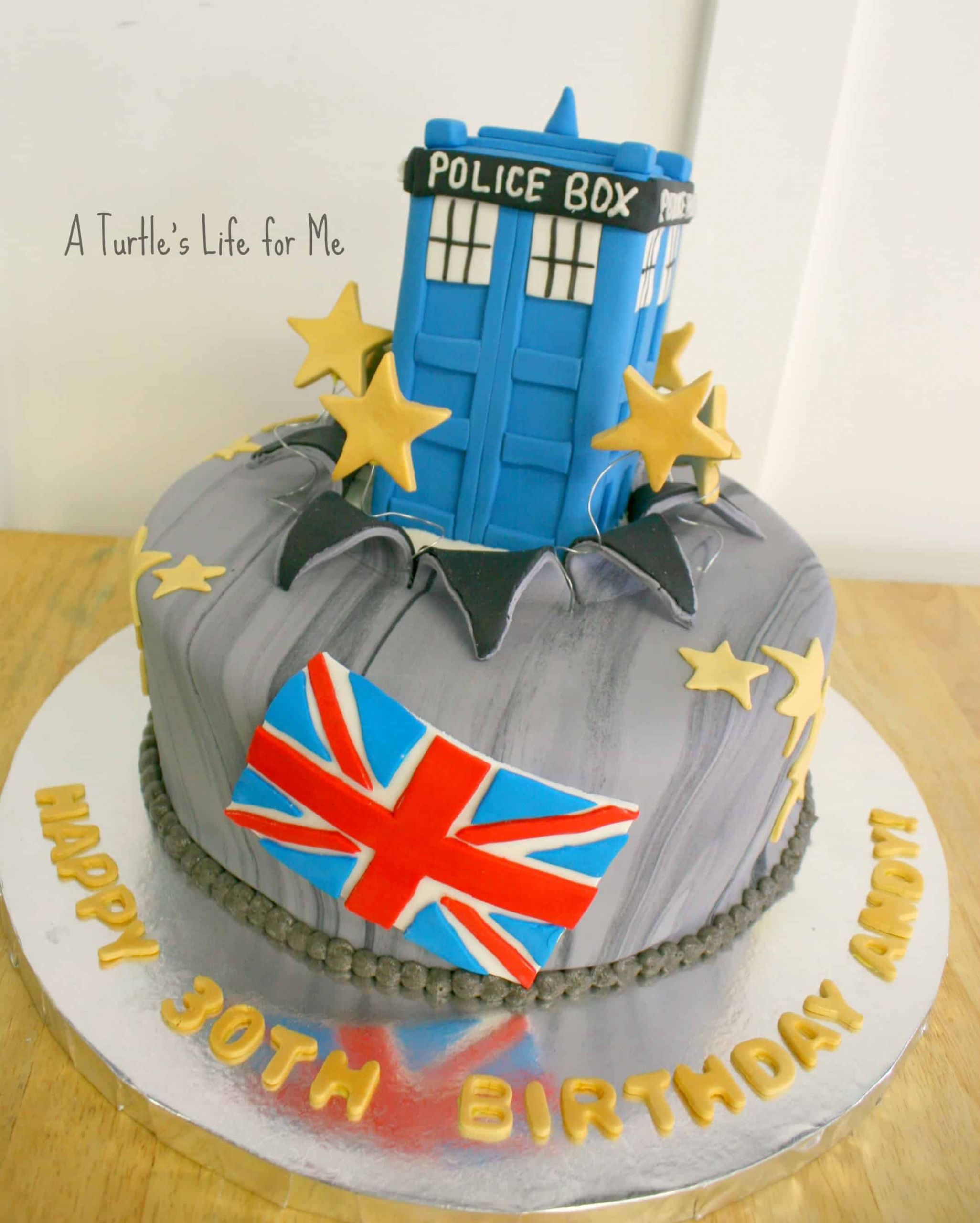 Doctor Who Birthday Cake
 Rice Krispie Cake Topper Tutorial A Turtle s Life for Me