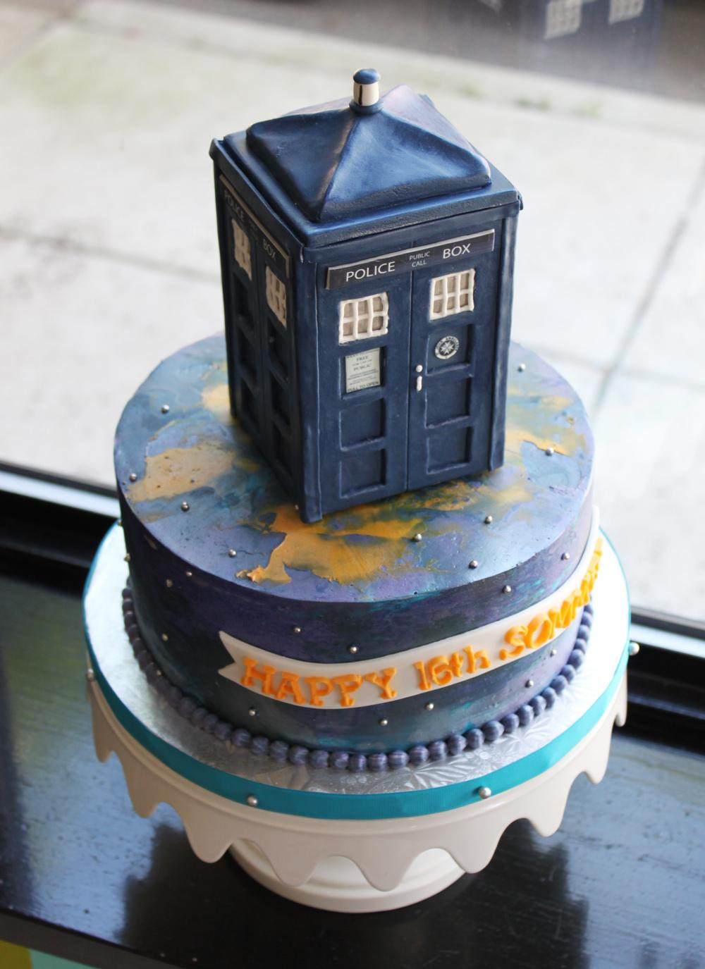 Doctor Who Birthday Cake
 Tardis Birthday Cake