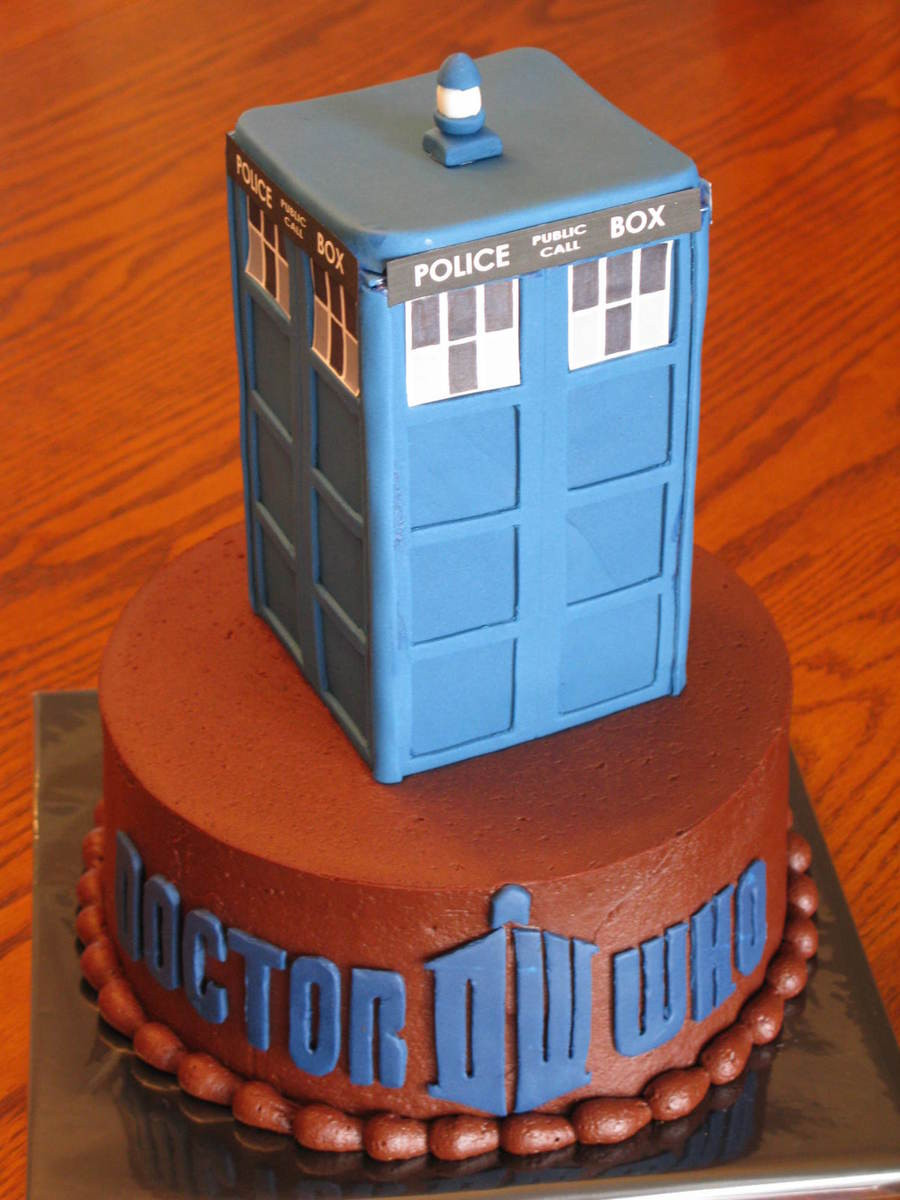 Doctor Who Birthday Cake
 Dr Who & Tardis Birthday Cake CakeCentral