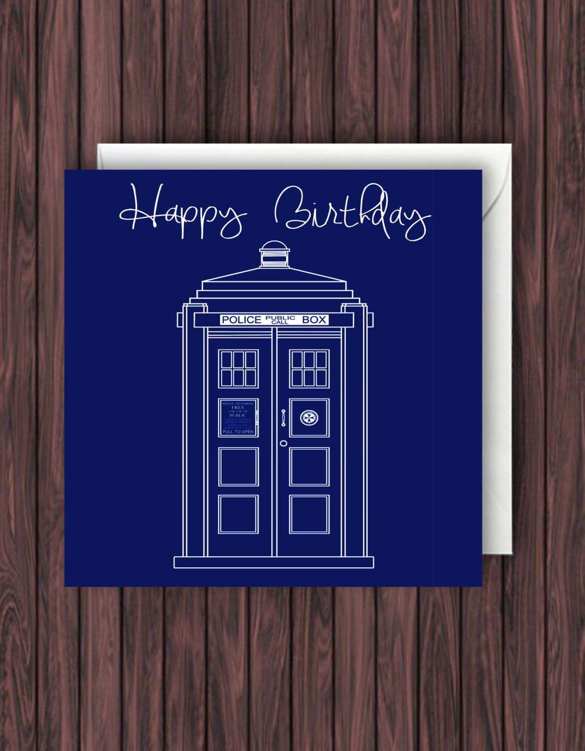 Doctor Who Birthday Card
 Tardis Card Doctor Who Birthday Card Dr Who Birthday