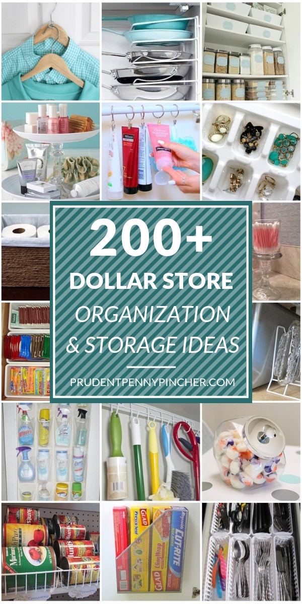 Dollar Store DIY Organization
 200 DIY Dollar Store Organization Ideas Prudent Penny