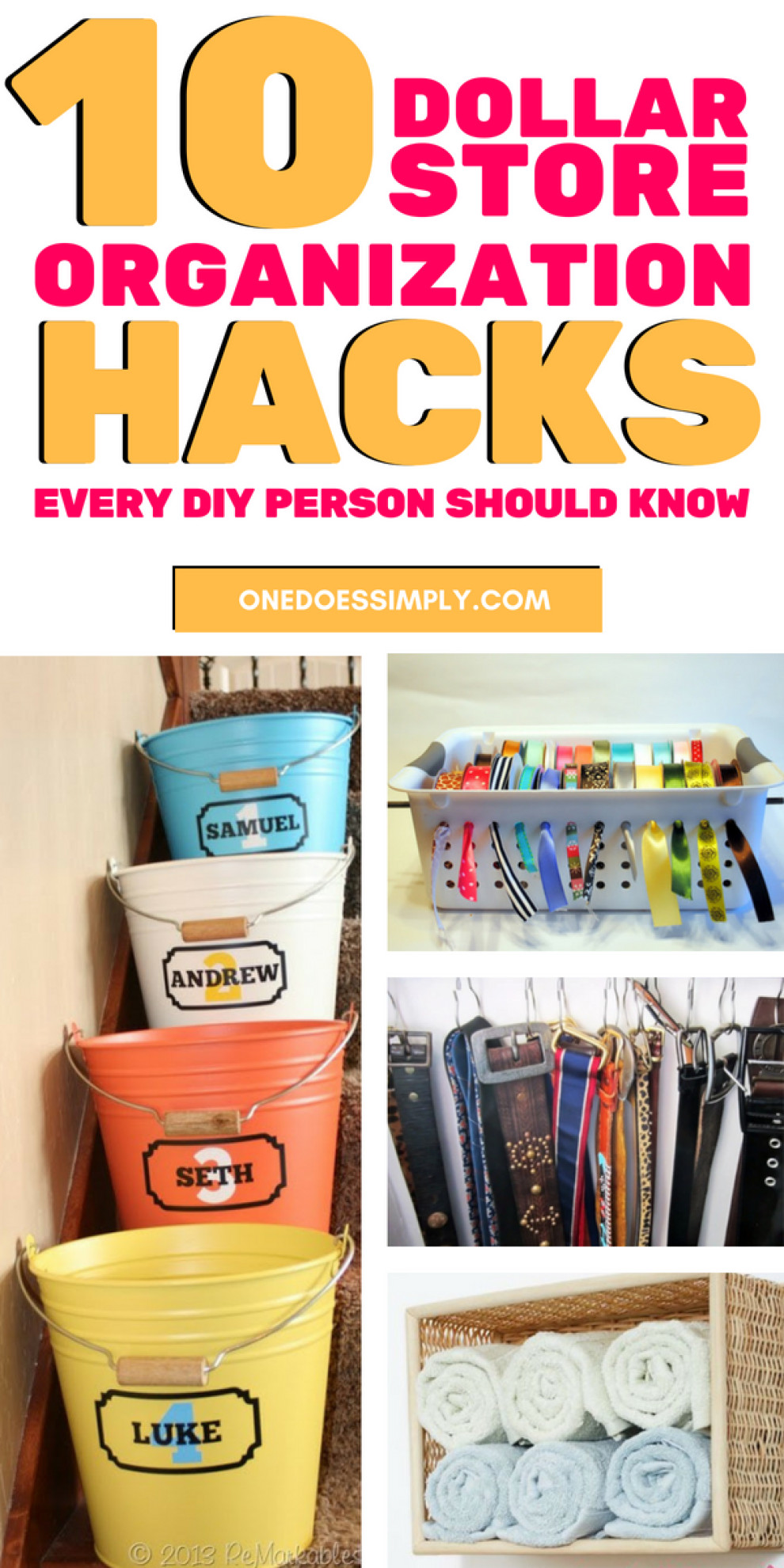 Dollar Store DIY Organization
 10 DIY Dollar Store Organization Hacks That Are Borderline