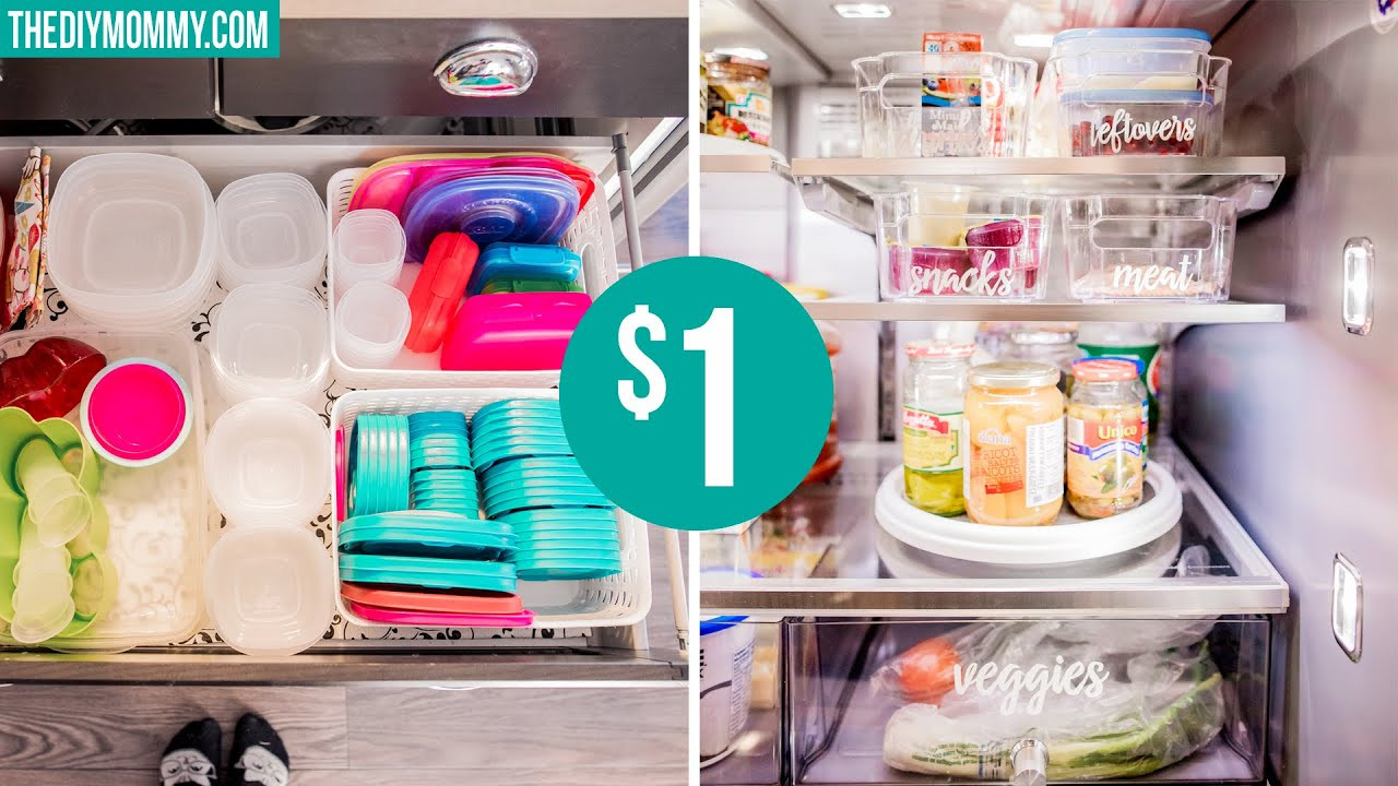 Dollar Store DIY Organization
 DOLLAR STORE KITCHEN ORGANIZATION