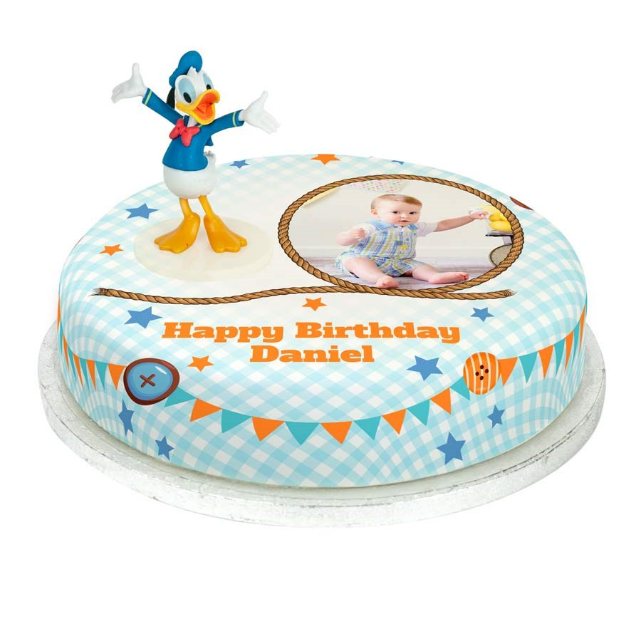 Donald Duck Birthday Cake
 Personalised Kid s Birthday Cakes