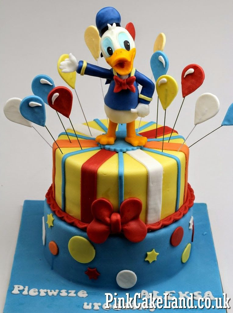 Donald Duck Birthday Cake
 Donald duck cakes Google Search Fondant