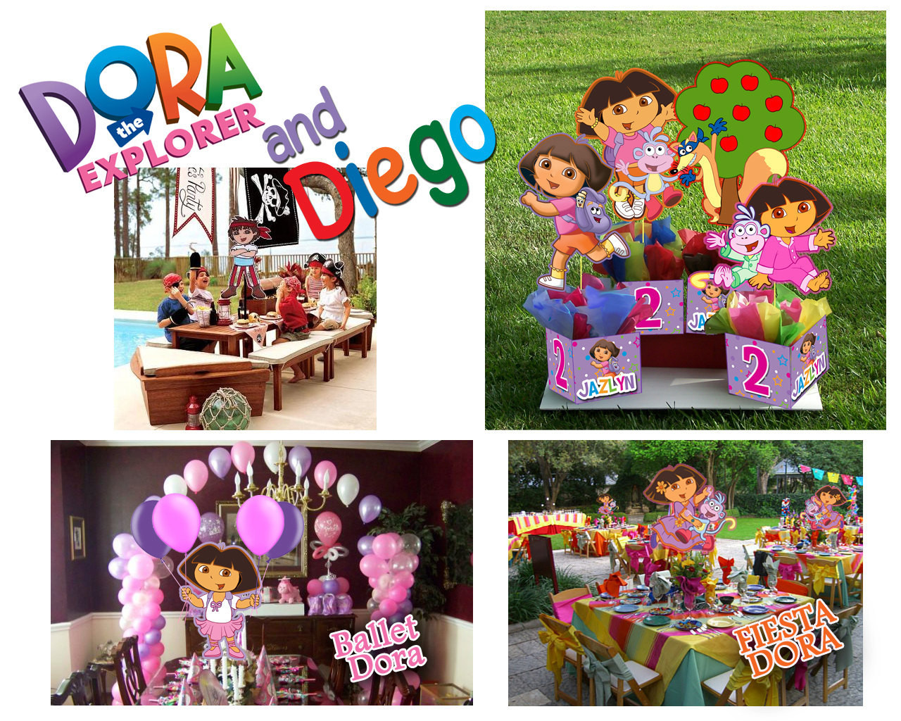 Dora Birthday Decorations
 DORA THE EXPLORER Birthday Party Centerpiece 3 feet tall