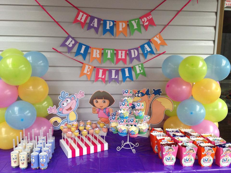 Dora Birthday Decorations
 The Ultimate Dora The Explorer Party Setup FREE