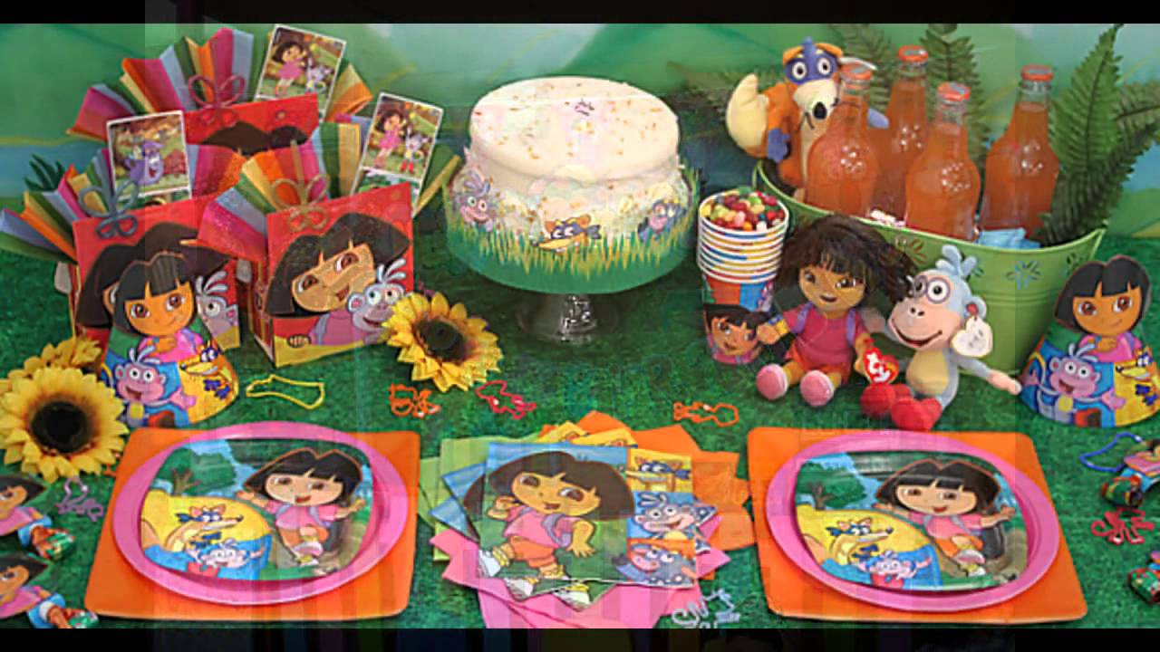 Dora Birthday Decorations
 dora birthday party decorations at home ideas