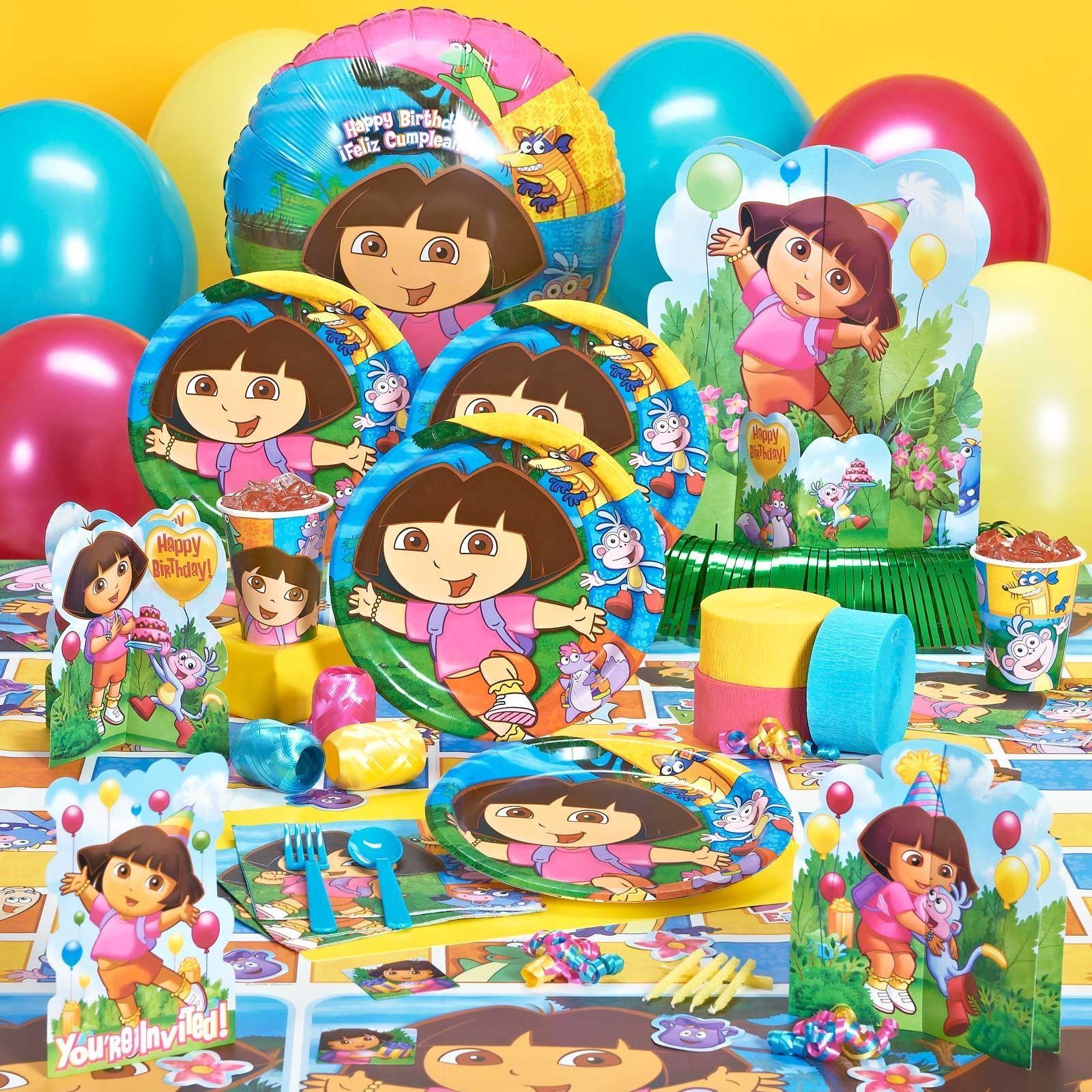 Dora Birthday Decorations
 Dora and Friends Birthday Party Supplies