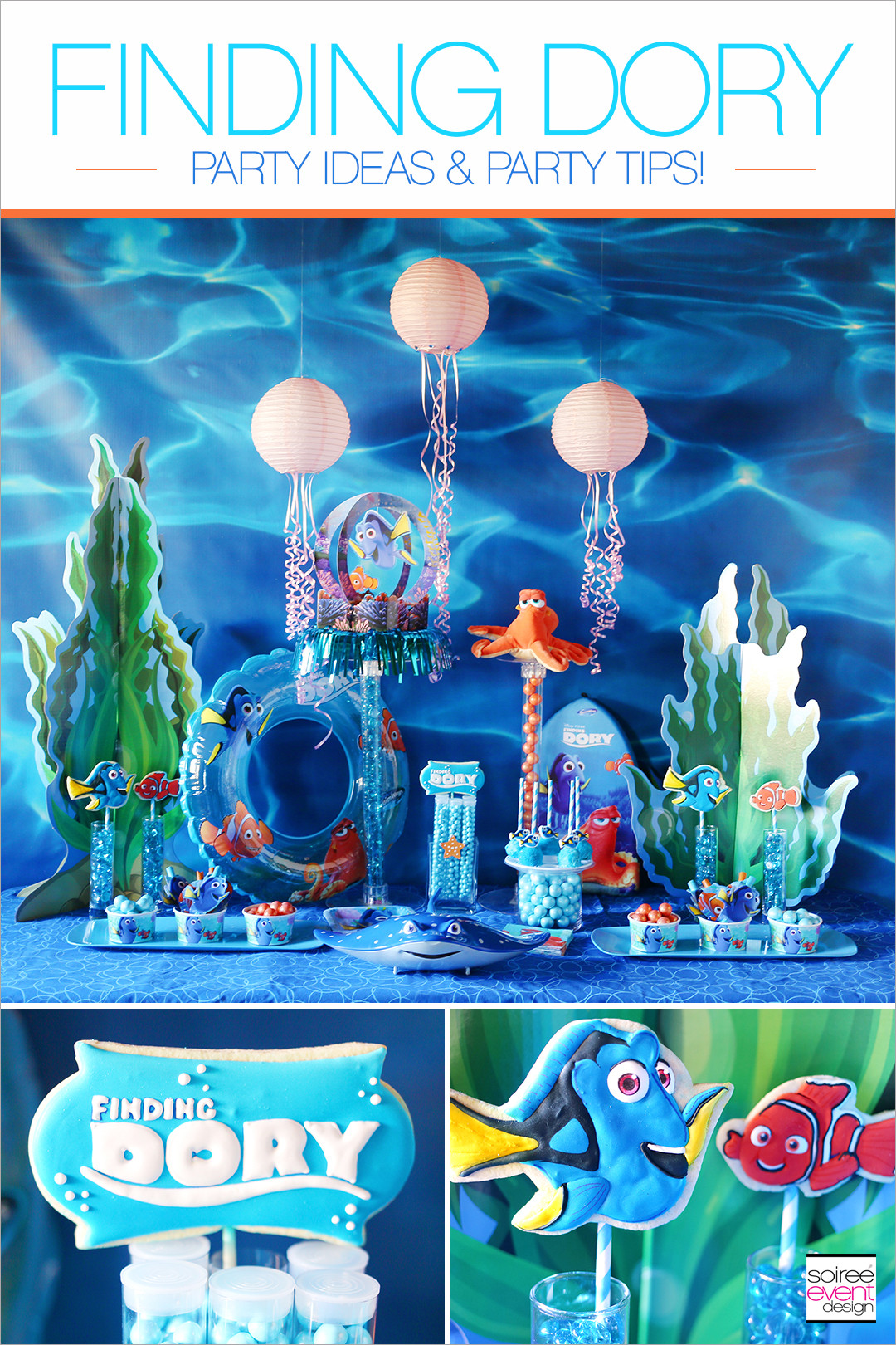 Dory Birthday Party Ideas
 Finding Dory Party Ideas Soiree Event Design