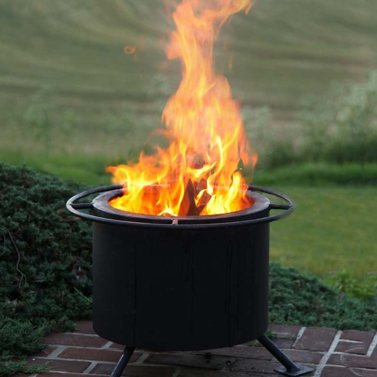 Double Flame Patio Fire Pit
 Double Flame Smokeless Fire Pit The Green Head