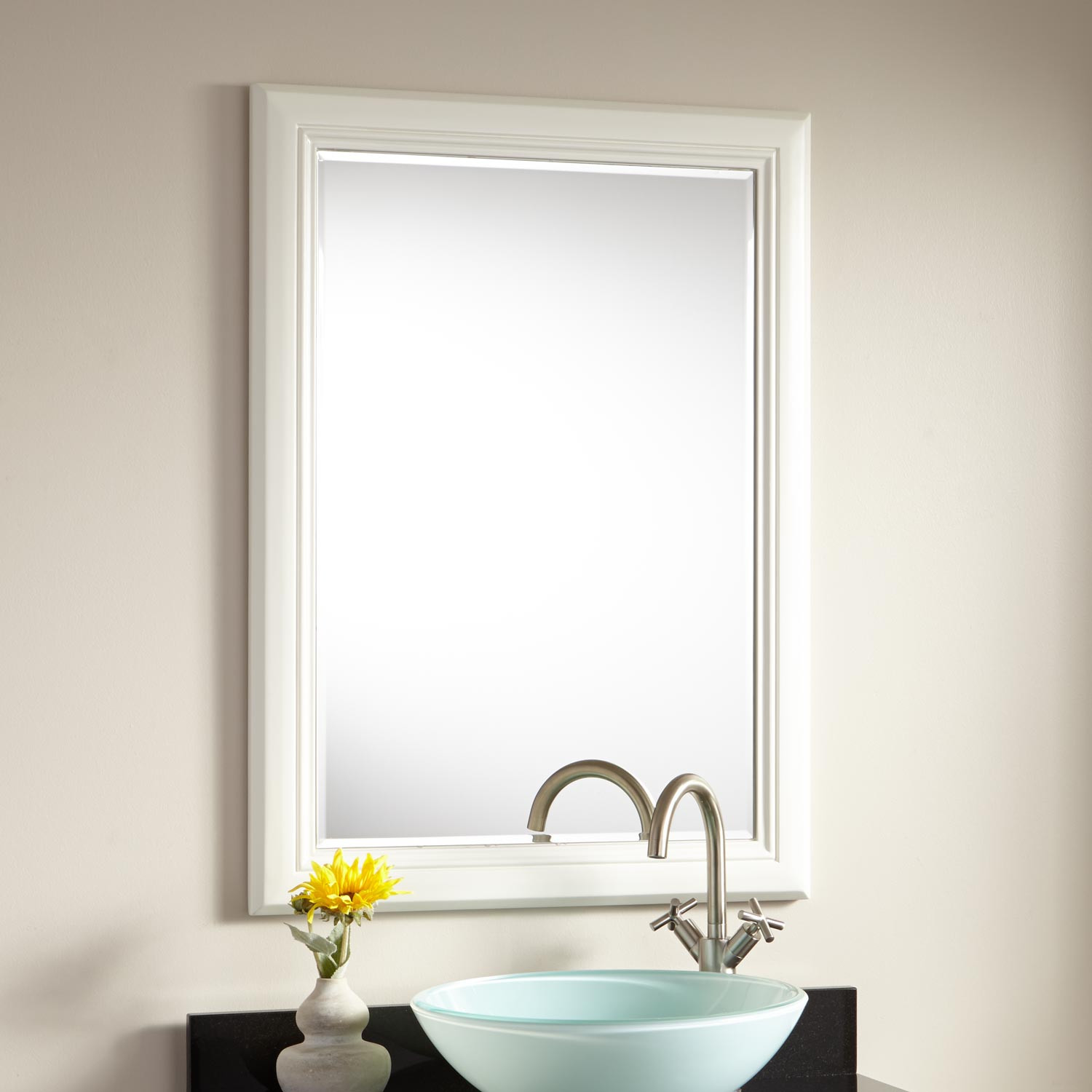 Double Vanity Mirrors For Bathroom
 26" Chapman Vanity Mirror White Bathroom