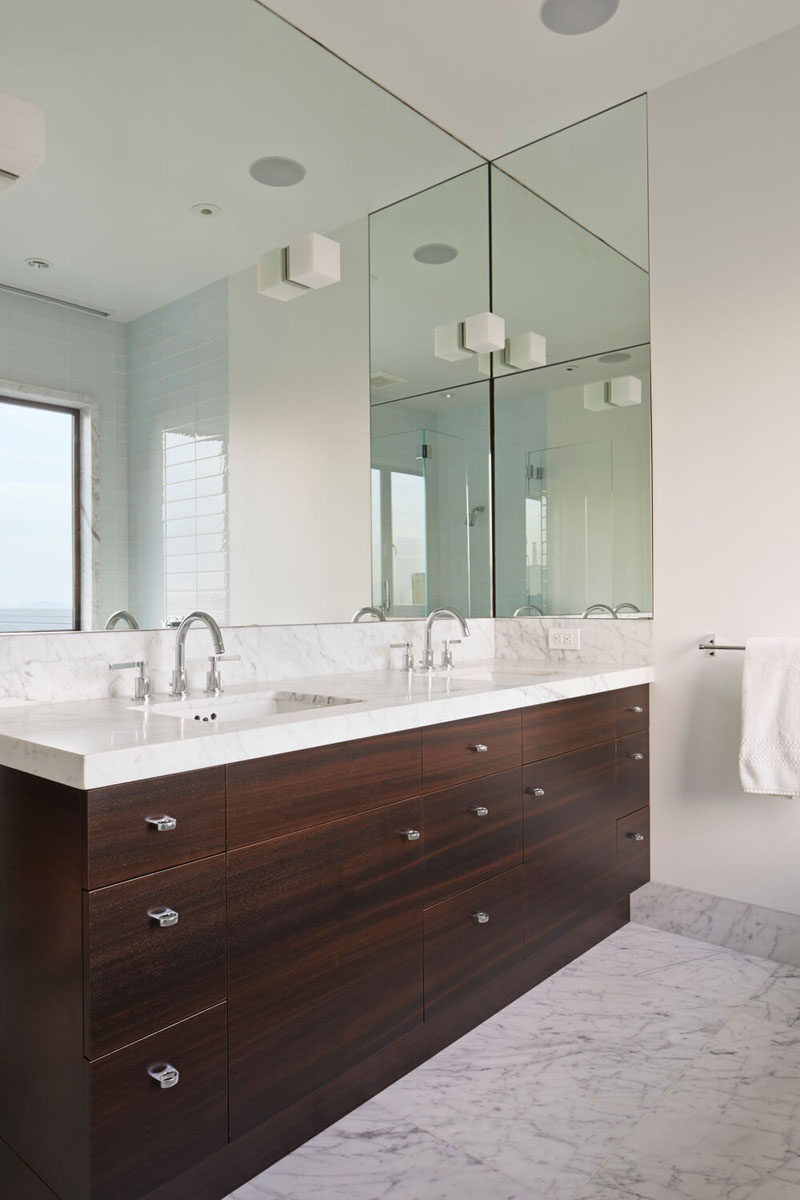 Double Vanity Mirrors For Bathroom
 Bathroom Mirror Ideas Fill The Whole Wall