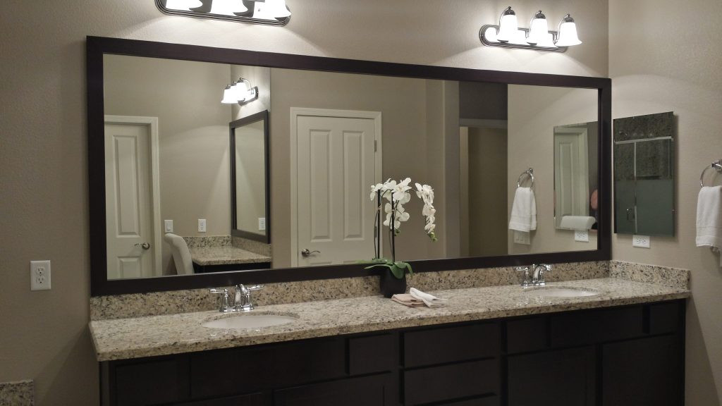 Double Vanity Mirrors For Bathroom
 Before and After Customer Bathroom in Las Vegas