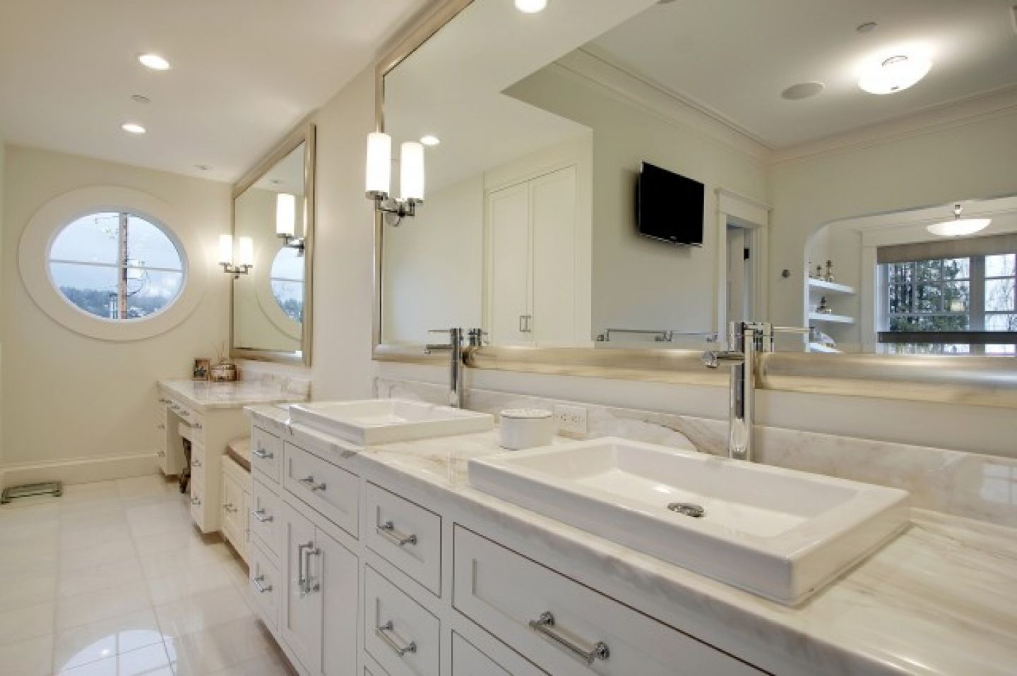 Double Vanity Mirrors For Bathroom
 3 Simple Bathroom Mirror Ideas MidCityEast