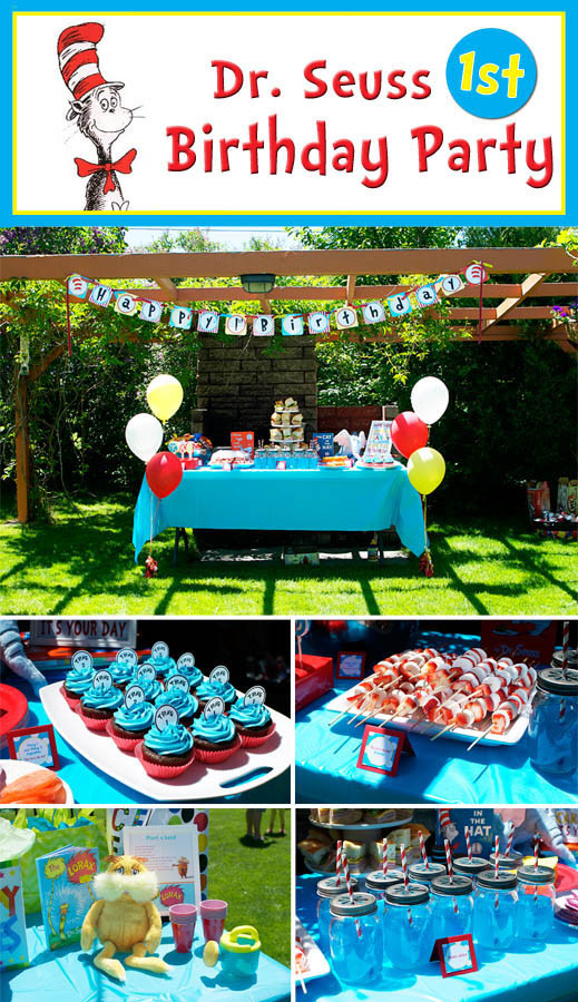 Dr Seuss 1St Birthday Party Ideas
 Dr Seuss 1st Birthday Party Cupcake Diaries