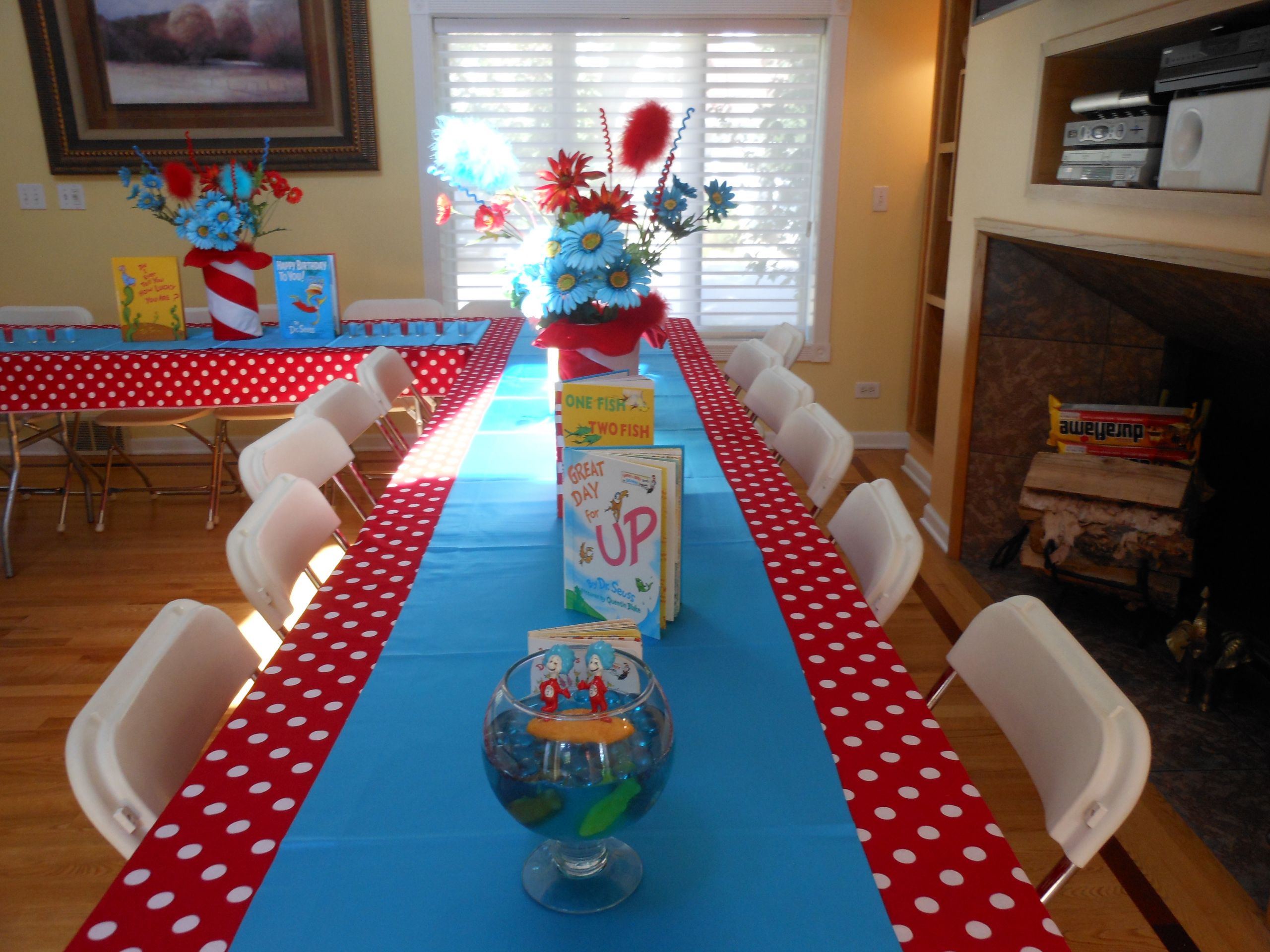 Dr Seuss Baby Decor
 Dr Seuss Thing 1 and Thing 2 Baby Shower