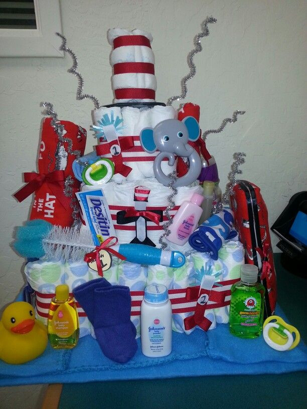 Dr Seuss Baby Gift Ideas
 Dr Seuss diaper cake