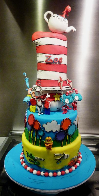 Dr Seuss Birthday Cake
 Southern Blue Celebrations DR SEUSS CAKE IDEAS & INSPIRATIONS
