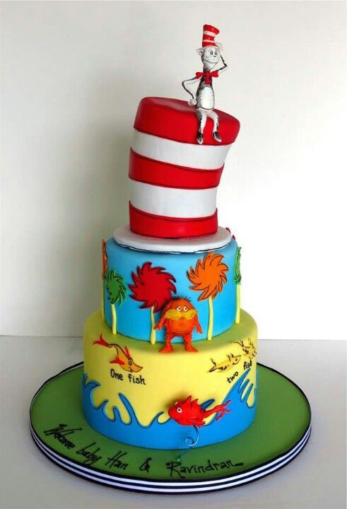 Dr Seuss Birthday Cakes
 218 best images about Dr Seuss Theme on Pinterest