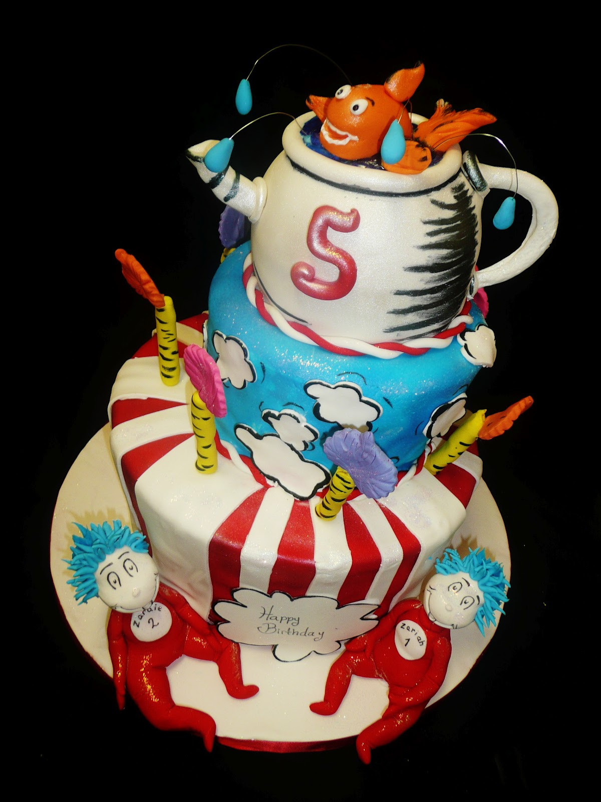 Dr Seuss Birthday Cakes
 Baking with Roxana s Cakes Dr Seuss Themed Birthday Cake