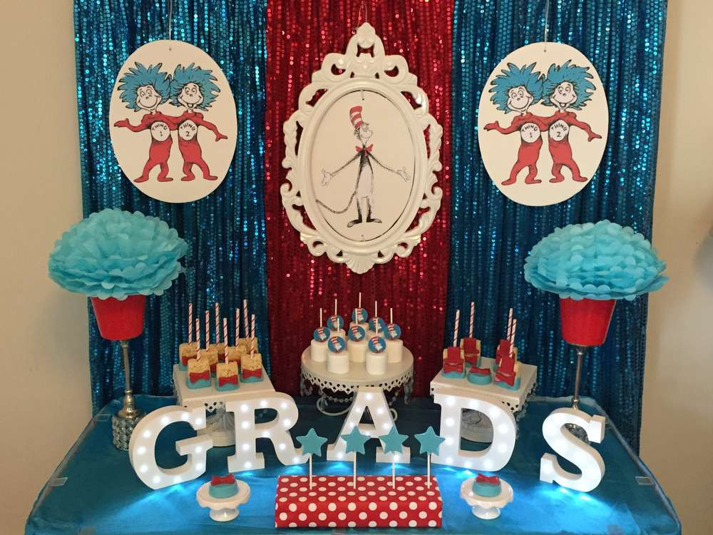 Dr Seuss Graduation Party Ideas
 Dr Seuss Theme Graduation End of School Party Ideas