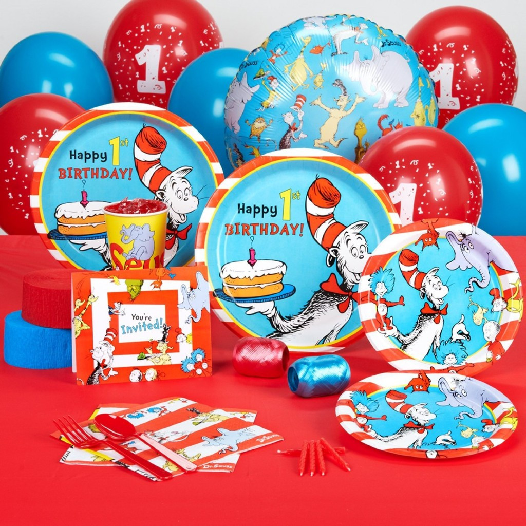 Dr Seuss Party Supplies 1st Birthday
 Girls Dr Seuss Birthday Party – Kids Birthday Parties