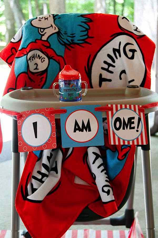 Dr Seuss Party Supplies 1st Birthday
 Kara s Party Ideas Dr Seuss Cat in the Hat 1st Birthday