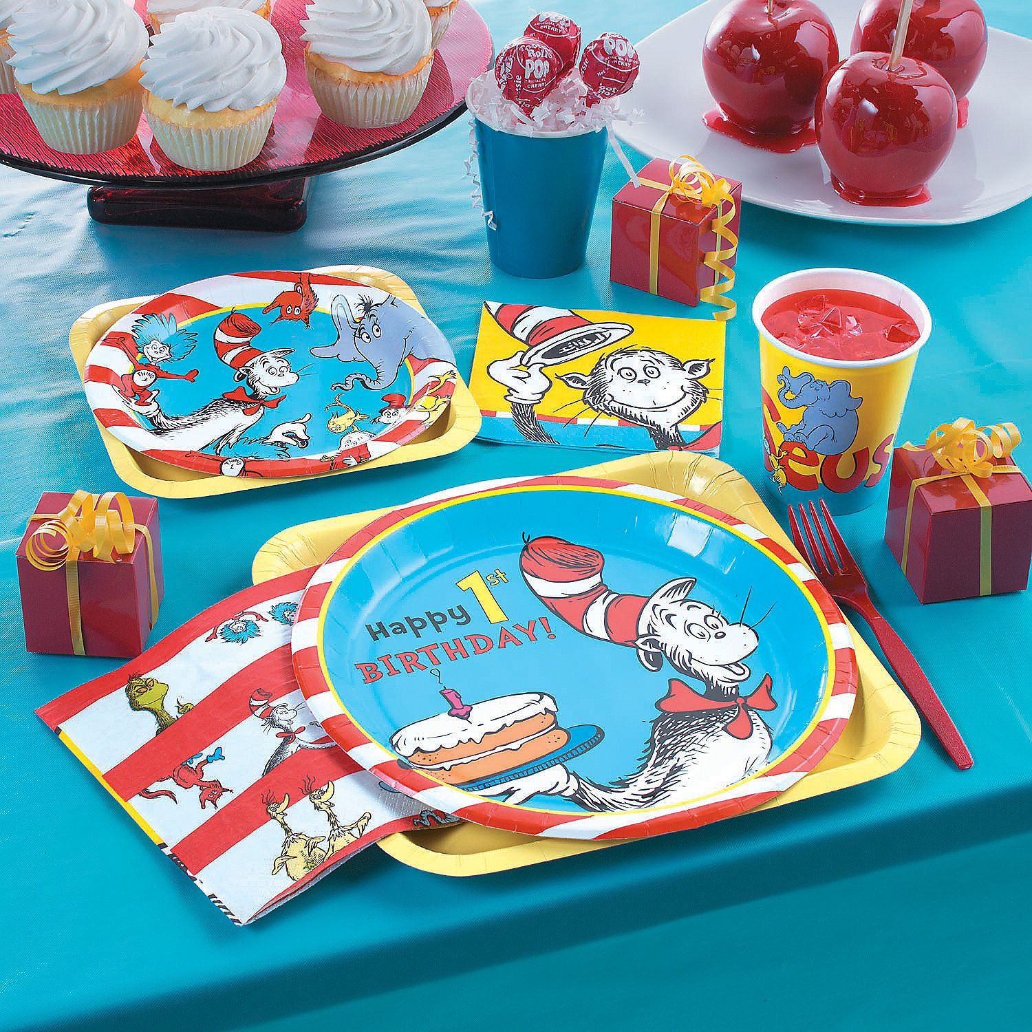 Dr Seuss Party Supplies 1st Birthday
 Dr Seuss™ 1st Birthday Party Supplies OrientalTrading