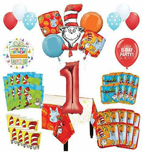 Dr Seuss Party Supplies 1st Birthday
 Mayflower Products Dr Seuss 1st Birthday Party Supplies 8