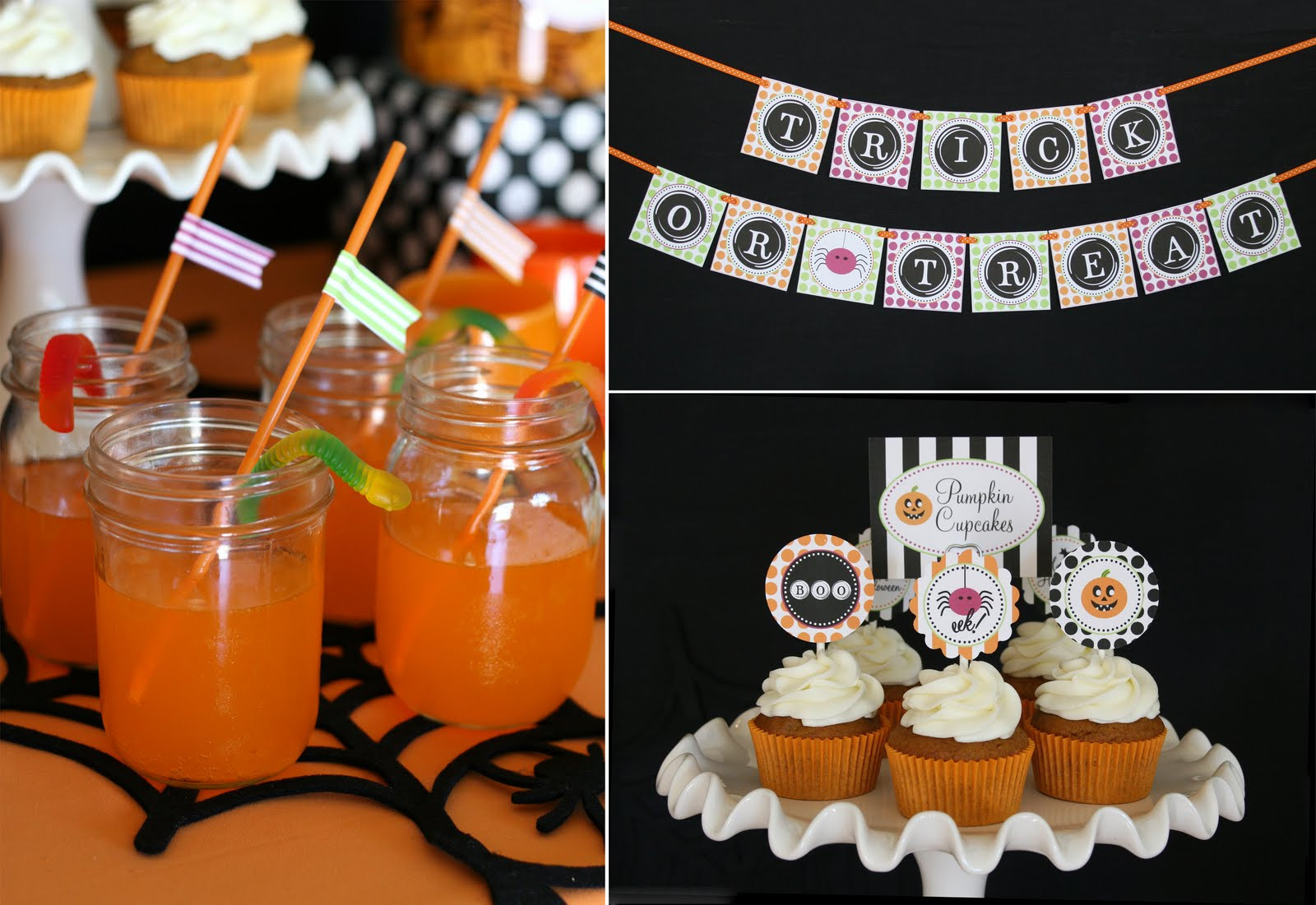 Drinking Halloween Party Ideas
 Kara s Party Ideas Halloween Party Treat Table