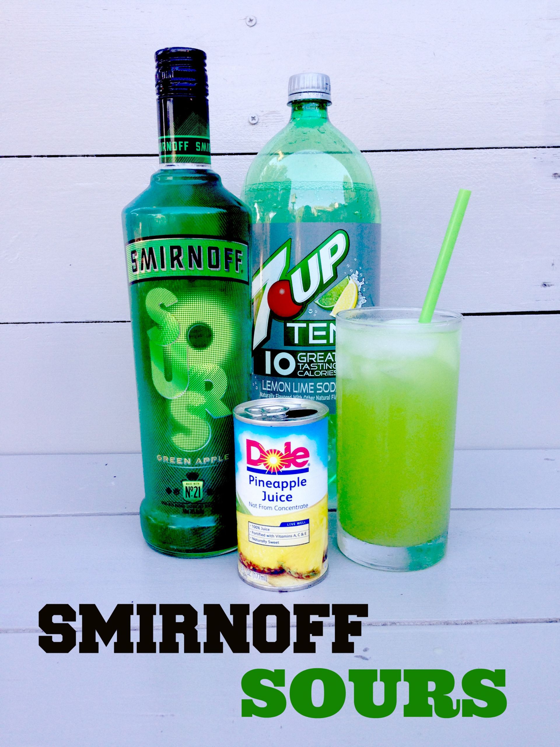 Drinks To Mix With Vodka
 Smirnoff Sours Green Apple Vodka Recipes