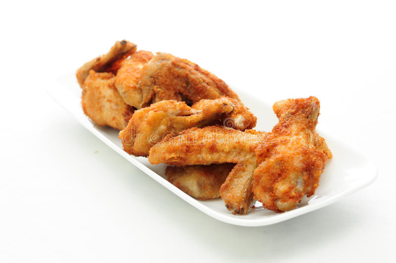 Dry Rub Chicken Wings Deep Fried
 Dry Rub Deep Fried Chicken Wings Stock Image of