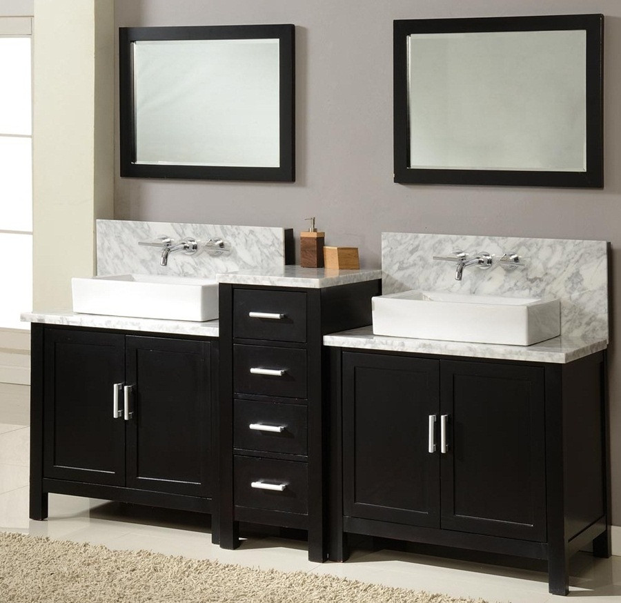 Dual Bathroom Sink
 Double Sink Vanity Designs in Gorgeous Modern Bathrooms