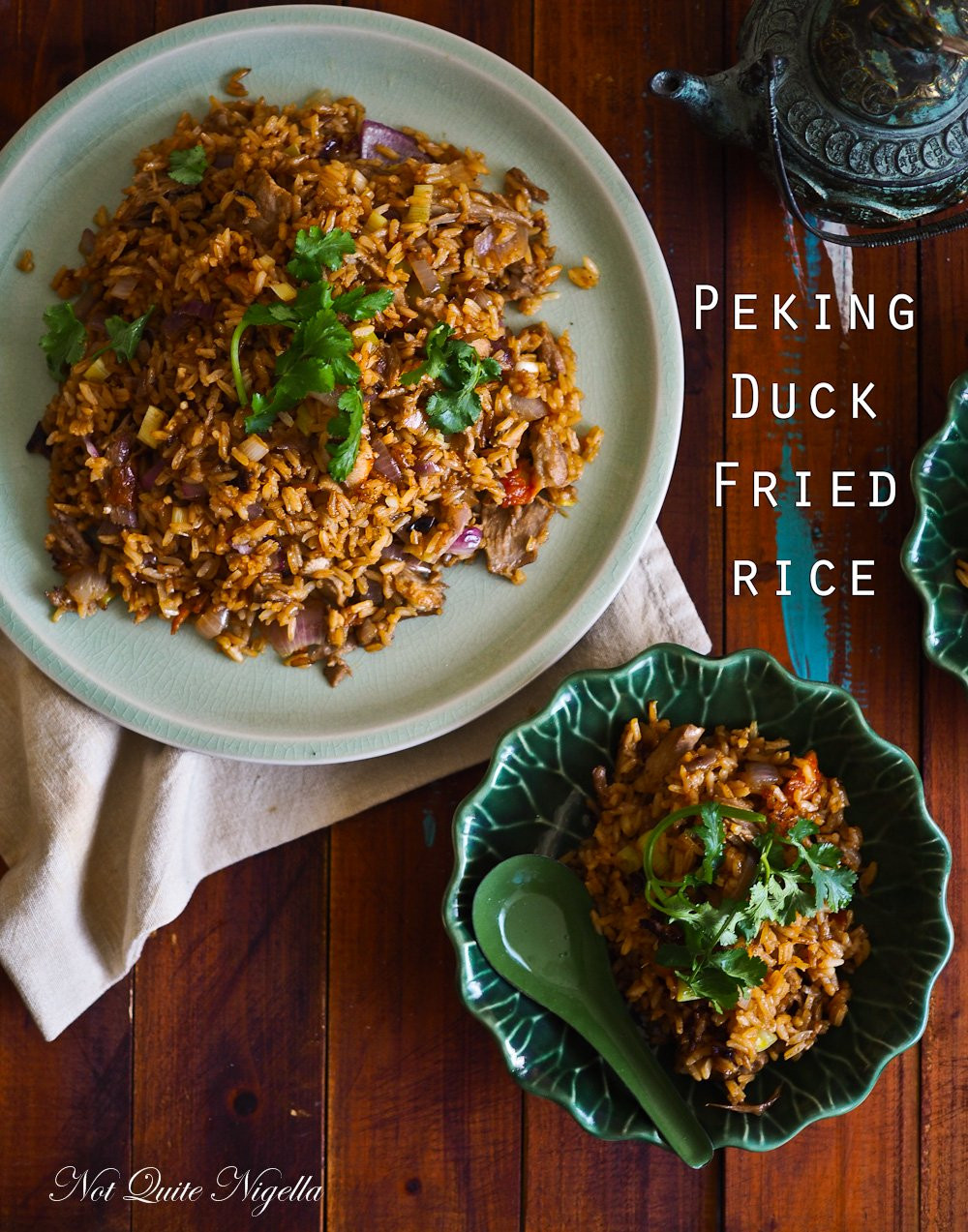 Duck And Rice Recipes
 Peking Duck Fried Rice Not Quite Nigella