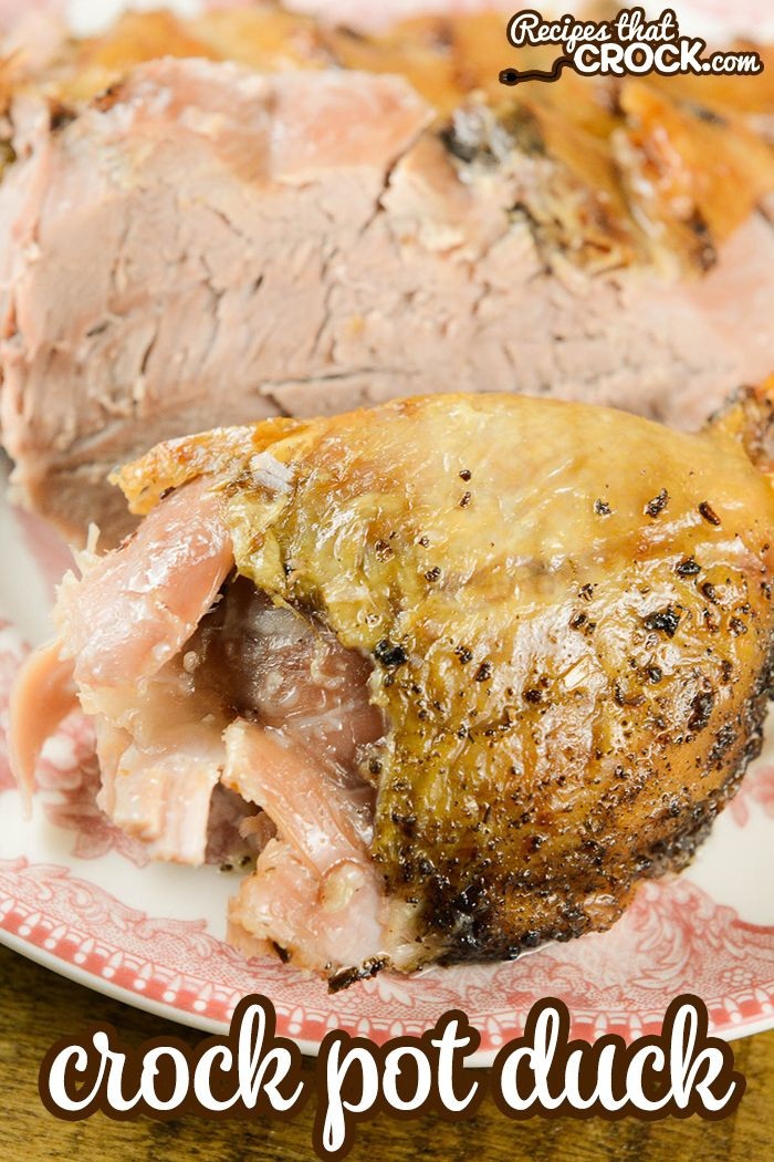 Duck Breast Crock Pot Recipes
 Cooking a whole duck is super simple in your slow cooker