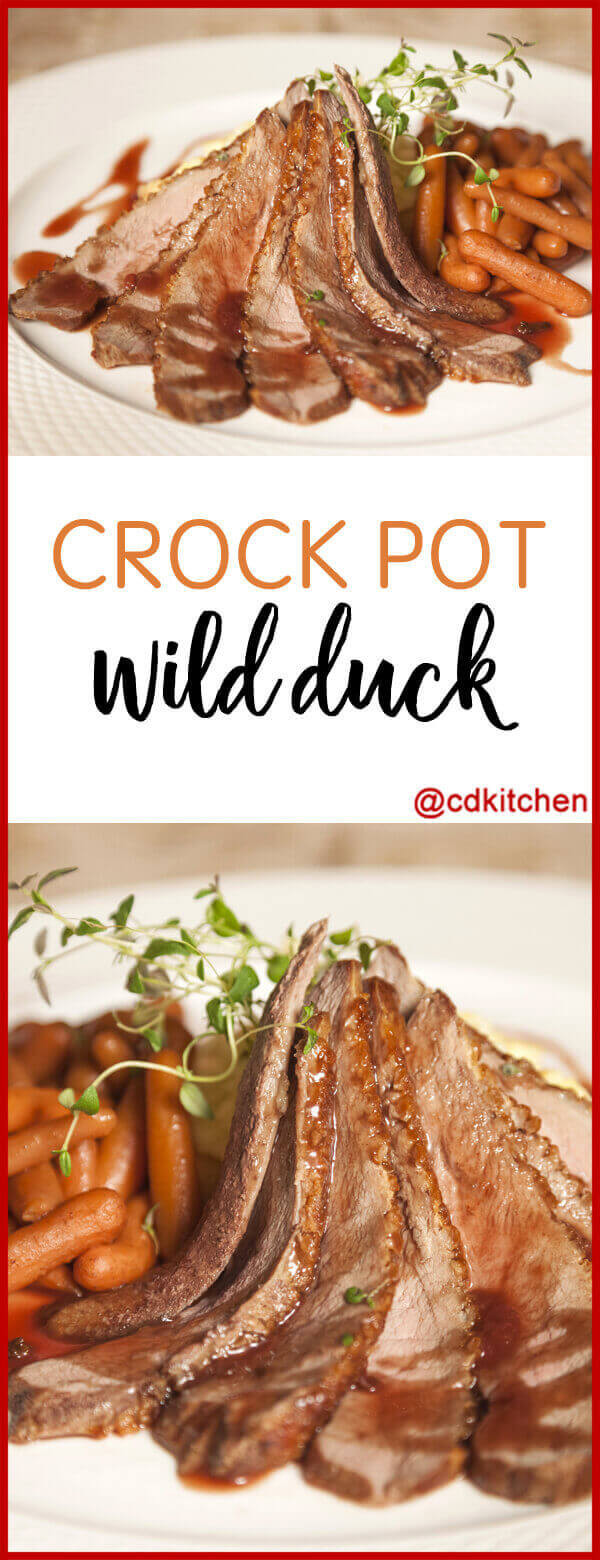Duck Crock Pot Recipes
 Crock Pot Wild Duck Recipe from CDKitchen