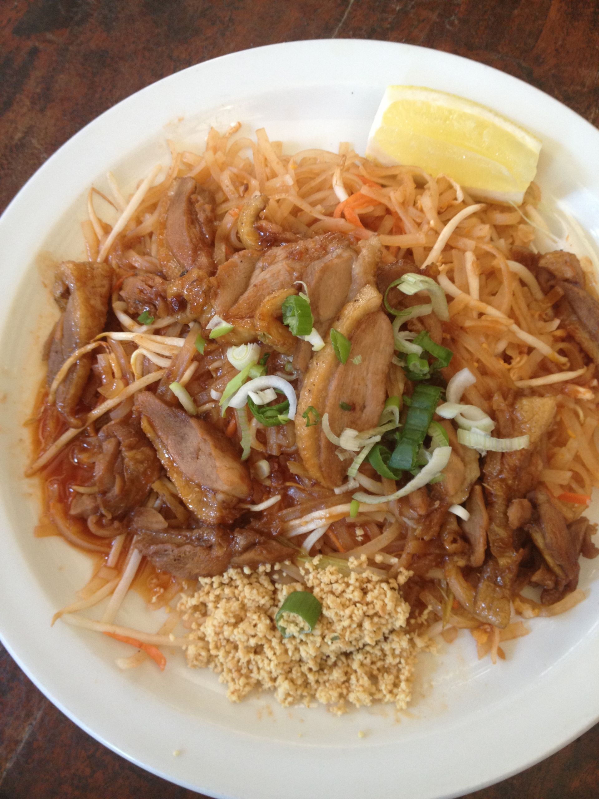 Duck Pad Thai
 The Wood Review Marylebone