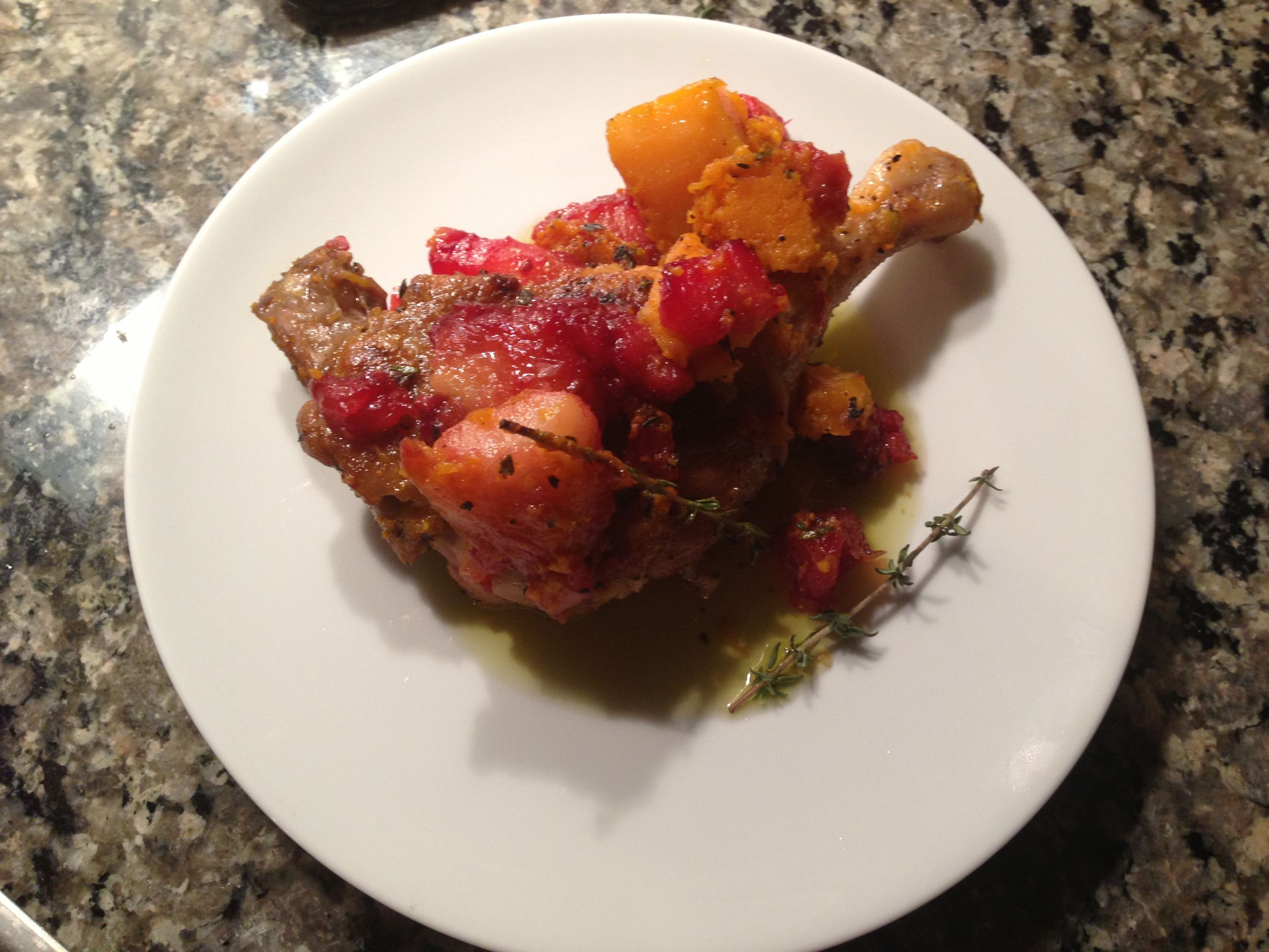 Duck Sauce Recipe With Applesauce
 Gluten Free Roasted Duck Legs with Squash and Blackberry
