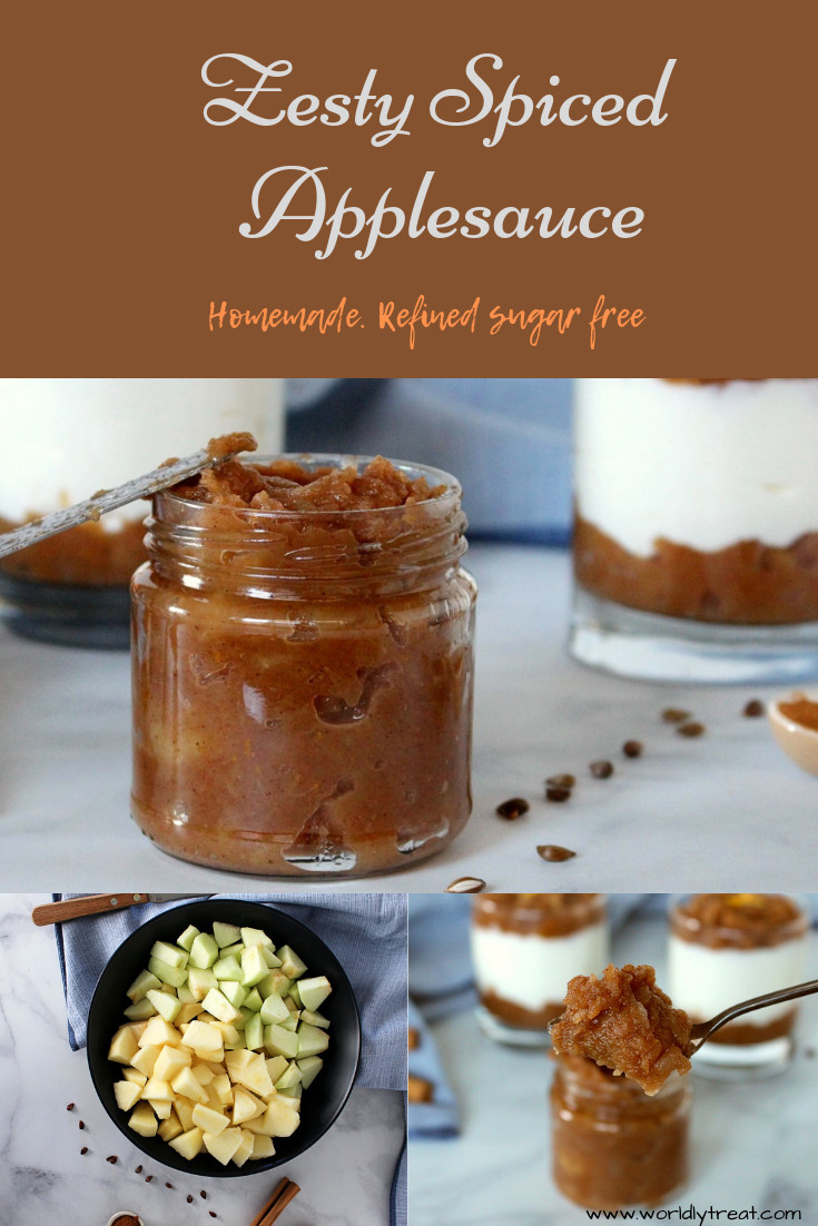 Duck Sauce Recipe With Applesauce
 Zesty Spiced Apple Sauce WORLDLY TREAT Recipe