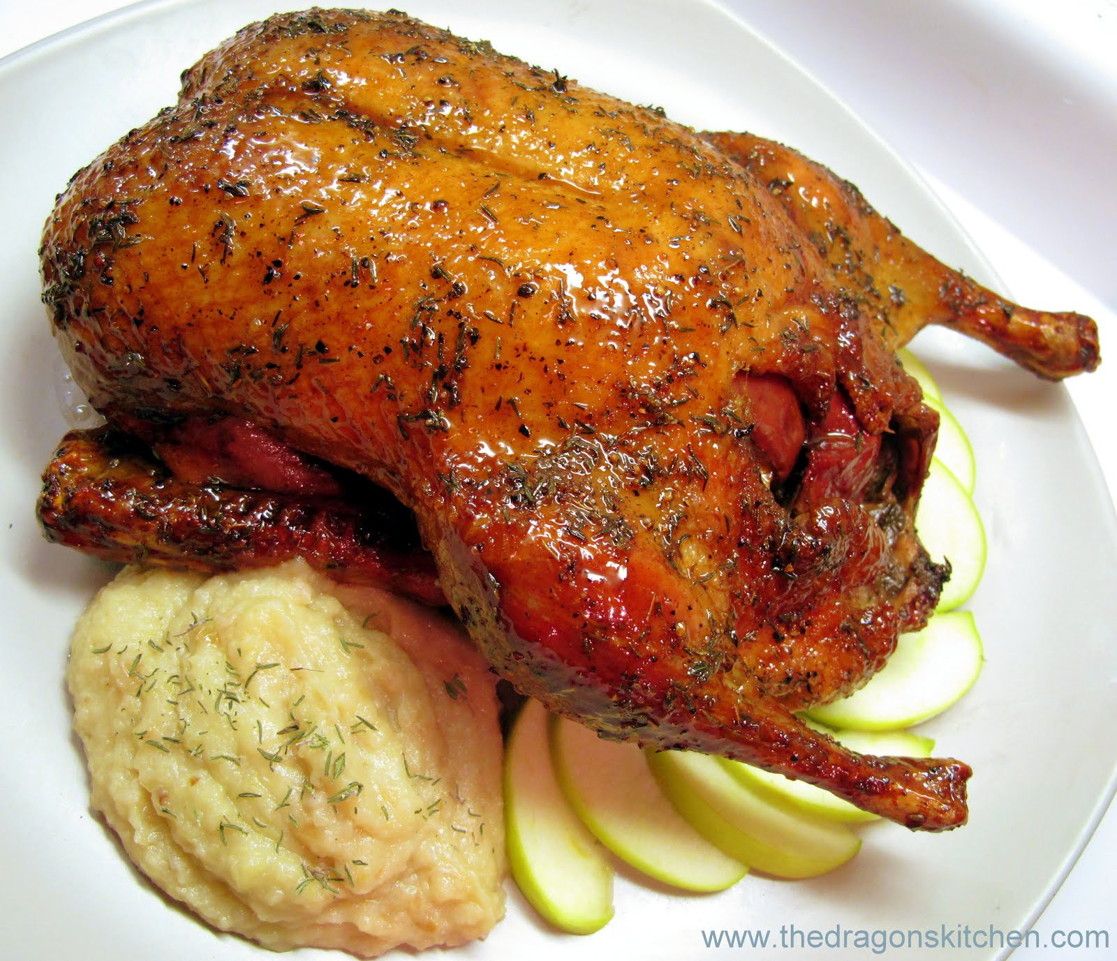 Duck Sauce Recipe With Applesauce
 Dragon s Kitchen Calvados Glazed Roast Duckling with