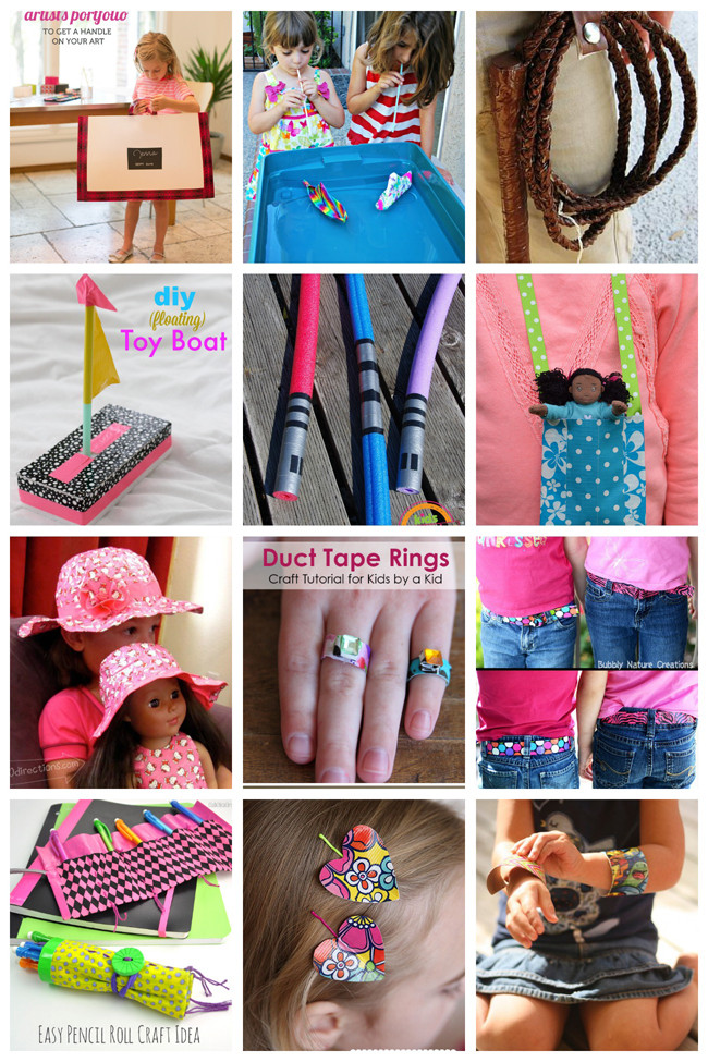 Duct Tape Projects For Kids
 20 Duct Tape Crafts the Kids Will Love