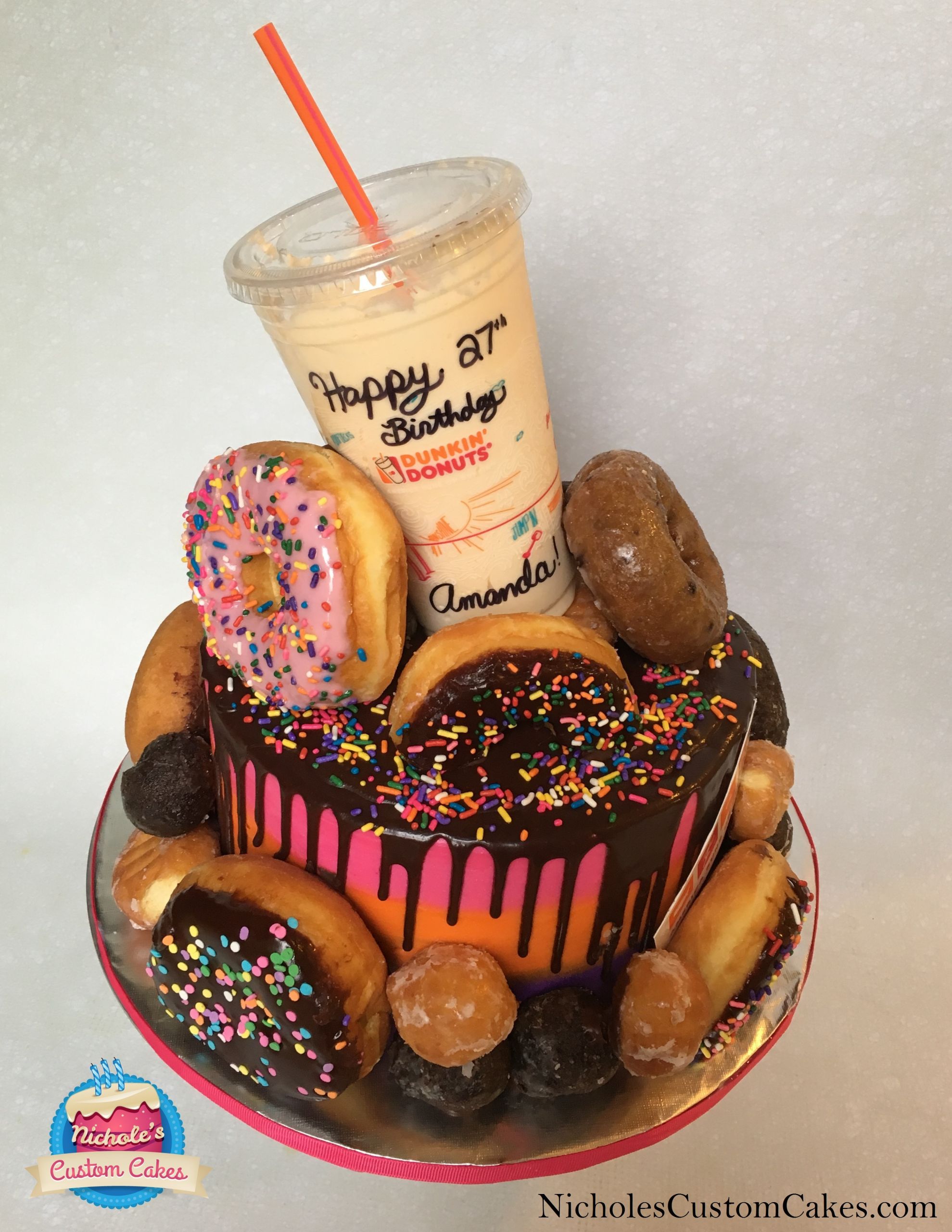 The Best Dunkin Donuts Birthday Cake - Home, Family, Style and Art Ideas