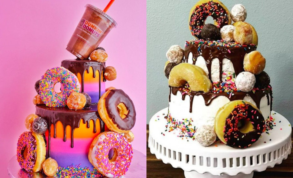 Dunkin Donuts Birthday Cake
 These Dunkin Donuts Cakes Are Almost Too Pretty To Eat