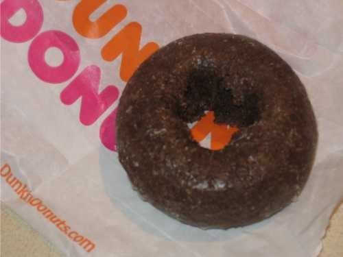 Dunkin Donuts Chocolate Cake Donut
 Letter to Dunkin Donuts FOOD ON THE FOOD