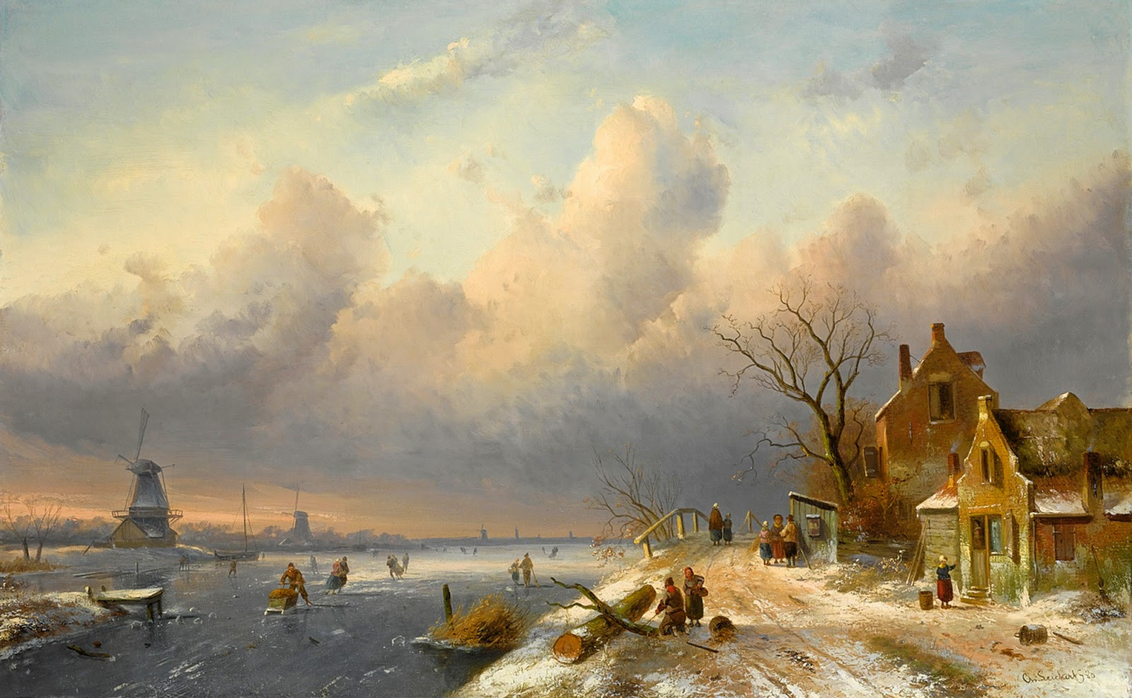 Dutch Landscape Painters
 Charles Leickert Romantic Landscape painter