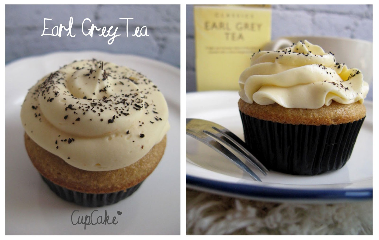 Earl Grey Cupcakes
 Scrumptious Rainbow Earl Grey Tea Cupcake