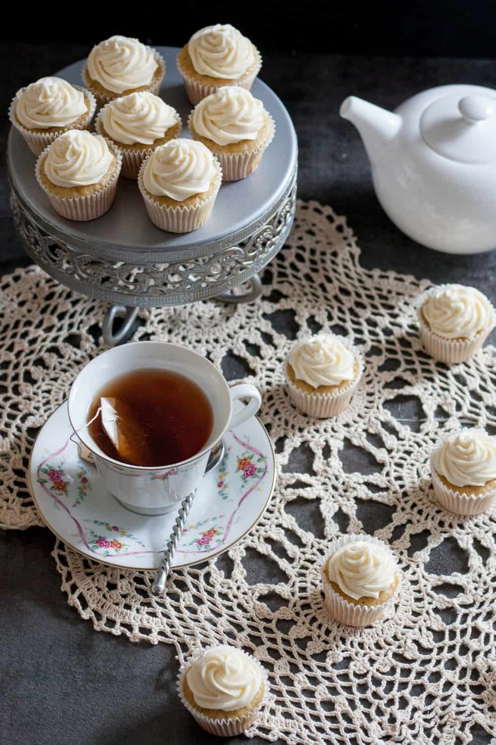 Earl Grey Cupcakes
 Earl Grey Cupcakes with Honey Buttercream Frosting